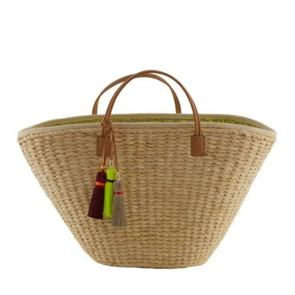 India Hicks Riviera Basket - Rapeseed - NWT - Picture 6 of 6